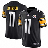 Men & Women & Youth Pittsburgh Steelers #11 Brandon Johnson Black 2025 Vapor Untouchable Stitched Jersey,baseball caps,new era cap wholesale,wholesale hats